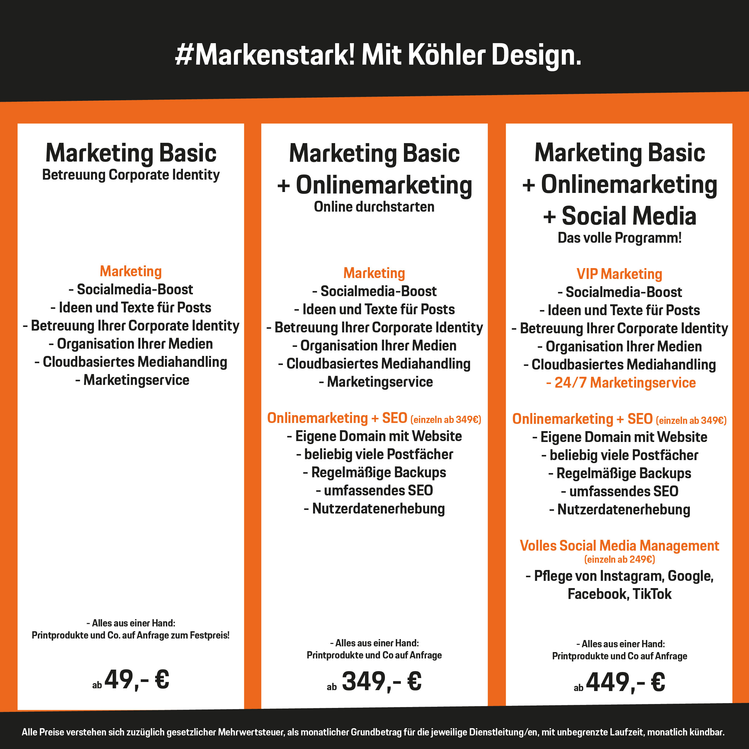 Köhler Design Das Marketing-Startup aus Langerwehe Mittelstraße 2a 52379 Langerwehe 02423/9399993
